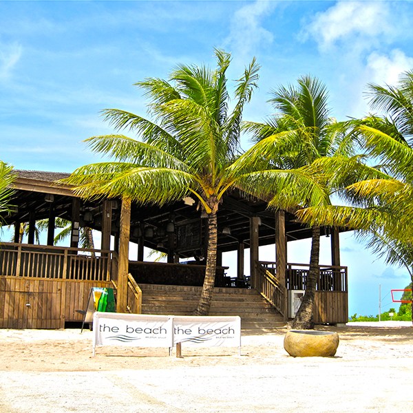 the-beach-cabana The Beach Bar & Grill cabana in Tumon, Guam